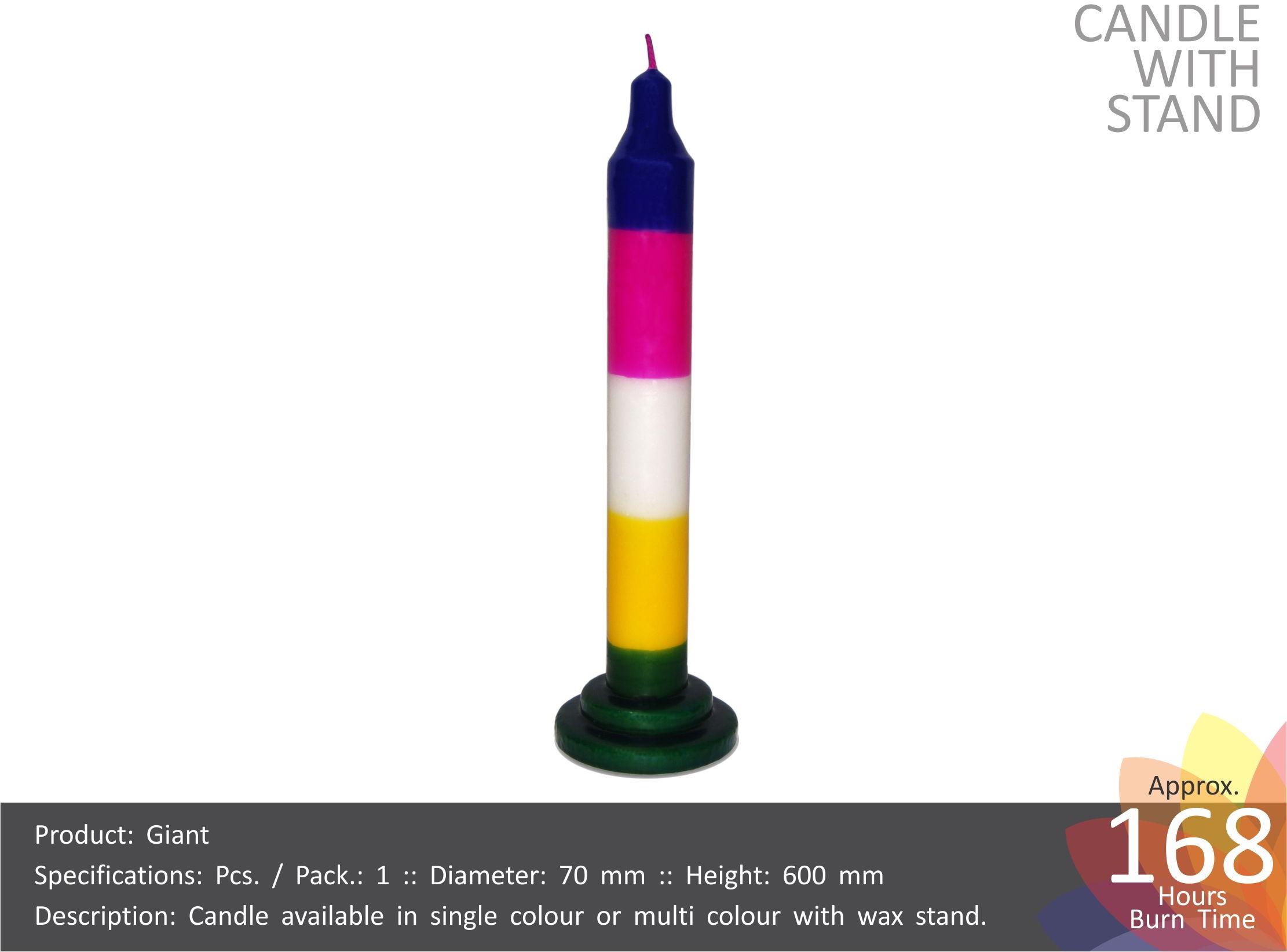 Coloured Candle Giant