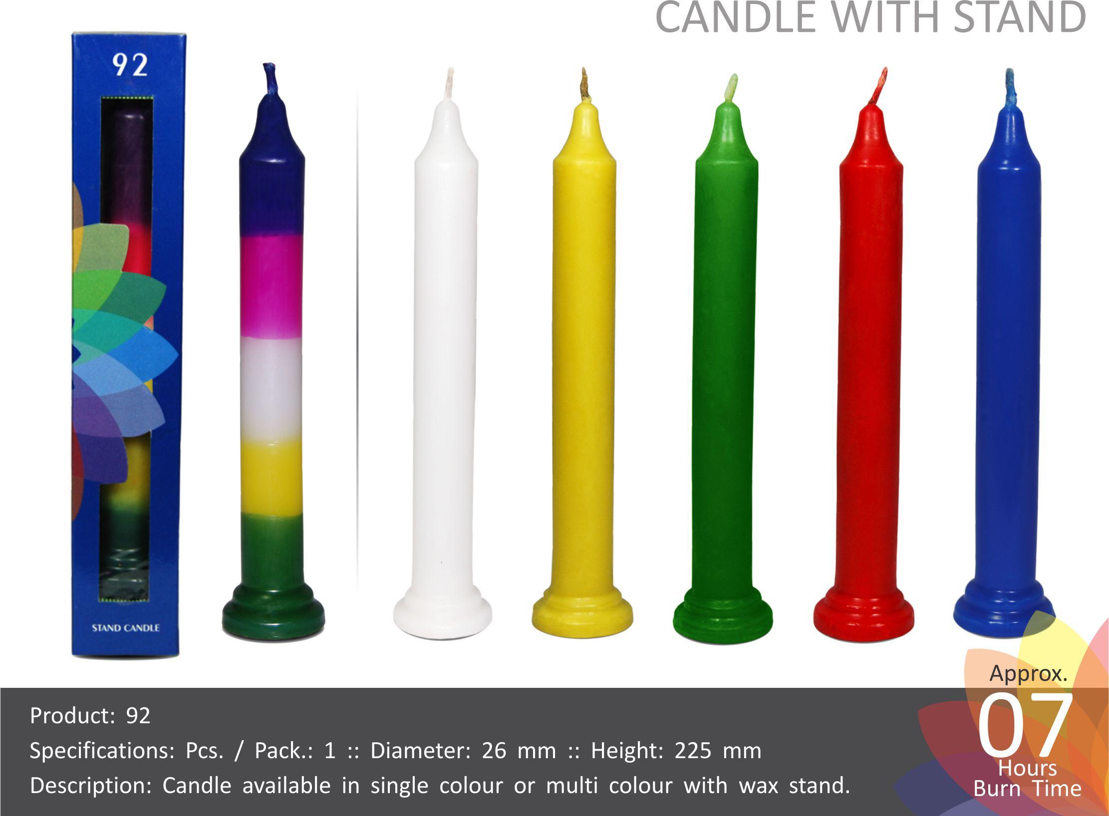 Coloured Candles 92