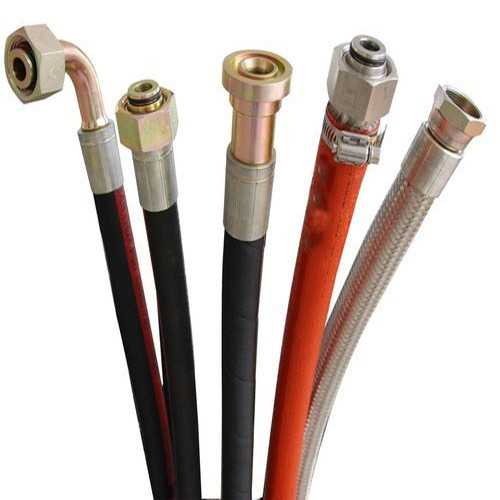 Hydraulic Hose Pipes, Color : Black