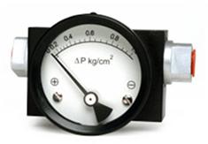 Diaphragm type Differential Pressure Gauges, Connection : 1/4” NPT-F (Optional Male)