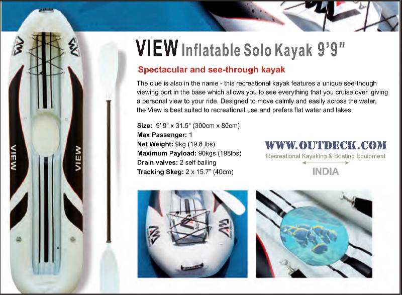 VIEW Inflatable Kayak 1 person