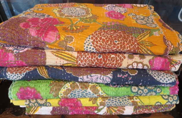 Kantha stitched Blanket