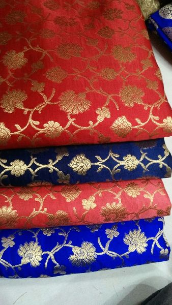 Satin brokets fabrics