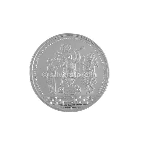 Silver Shrinathji Coins
