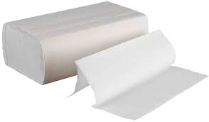 folded paper towels