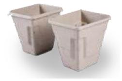 Plain Plastic Trash Bin, Size : 15x15x12, 18x18x14, 20x20x16, 22x22x18, 24x24x20