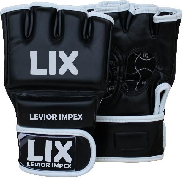 Leather Tech MMA UFC Grappling Gloves Fight Boxing Punch Bag Training