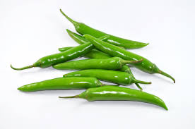 fresh green chilli