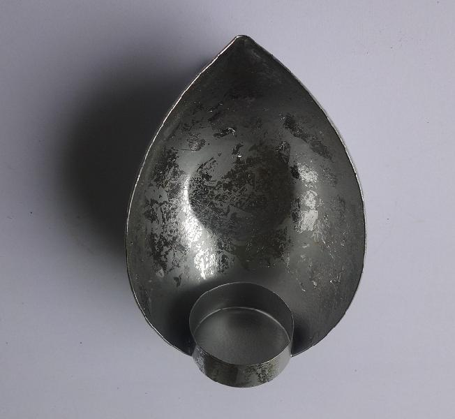 Alluminium candlestick holder, Color : silver