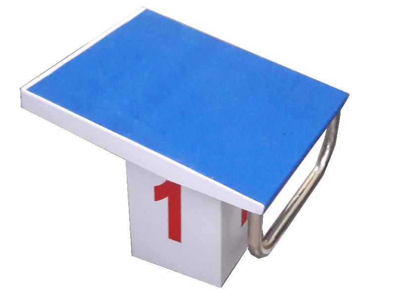 Stainless Steel Starting block, Color : Blue White