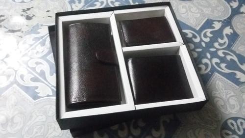Ladies Leather Wallet Gift Set