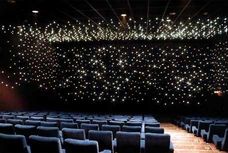Theater Fiber Optic Light Installation