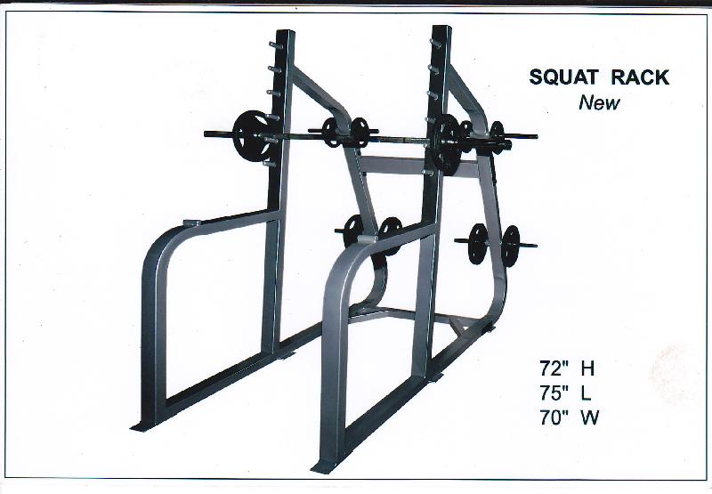Colled Rolled Pipes Squat rack