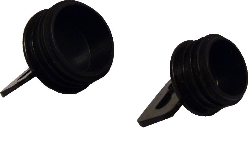 Plastic End Plug, Color : Black