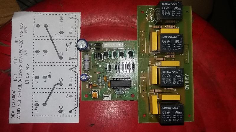 voltage stabilizer card
