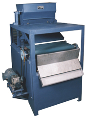 High intensity roller type magnetic separator