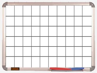 Magnetic White Grid Board at Best Price in Secunderabad | Fortunate Mfg ...