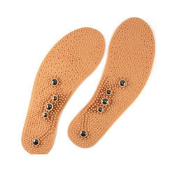 Magnetic Antiperspirant Foot Massage Shoe Insoles, Size : Medium