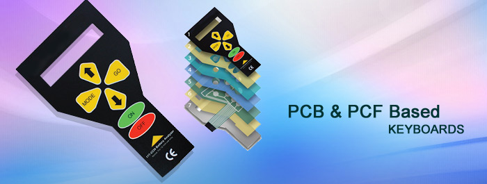 PCB PCF based keyboards