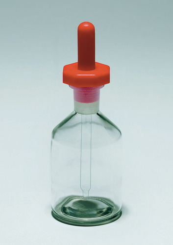Oval Shape BOROCILICATE GLASS Dropping Bottle, for Pharmaceutical, Pattern : Plain