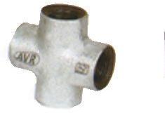 Malleable Galvanized Pipe Cross (1/2" to 4")
