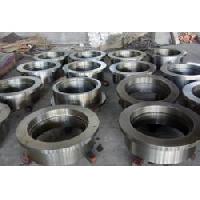 Mild Steel Forged rolled ring, for Industrial, Shape : Round