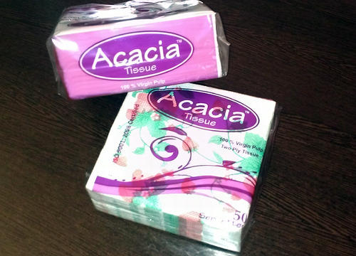 Cotton Acacia Soft Tissue Paper, for Home, Hotel, Restaurant, Size : 30x30cm, 40x40cm