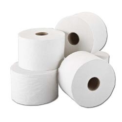 Soft Plain Toilet Tissue Paper Rolls, Feature : Light Weight, Recyclable