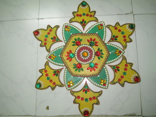 Decorative Wooden Rangoli