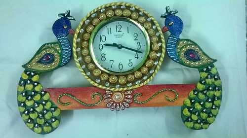 Peacock Hanging Wall Clock