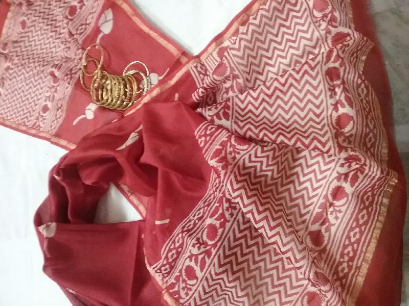 Chanderi Cotton Dupatta