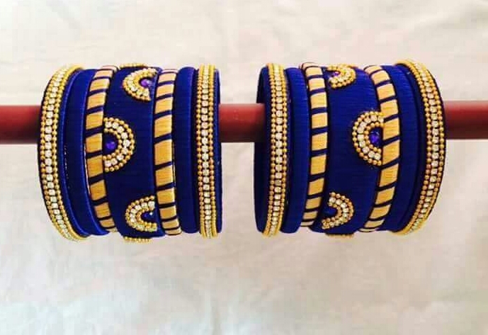 Yellow and Blue Bangles
