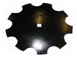  Boron steel high carbon steel Notched Disc Blades, Hardness : boron - 46-50 HRC, High carbon - 38 - 42 HRC