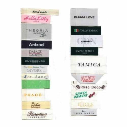 Colored Woven Printed Labels
