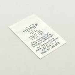 Polyester Printed Labels, Color : White