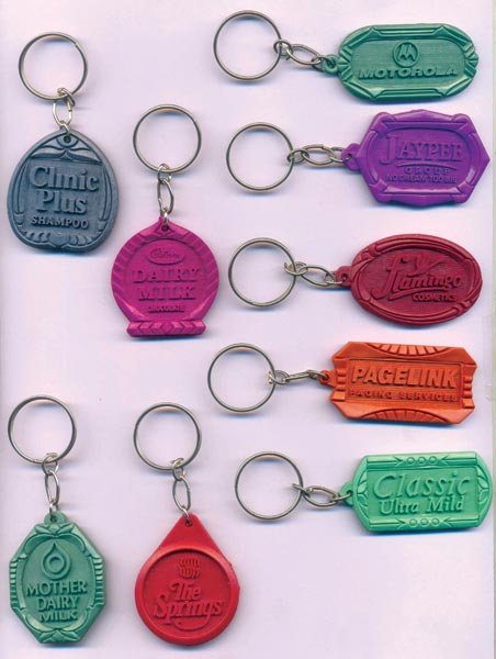 Plastic Moulded Keyrings