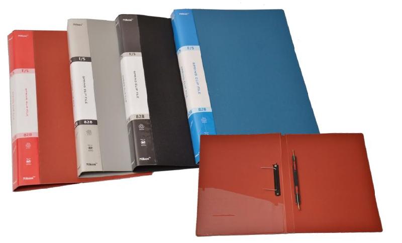 Coated PVC Plain Spring Clip Files, for Office Use, Feature : Fine Finished, Light Weight, Rustproof
