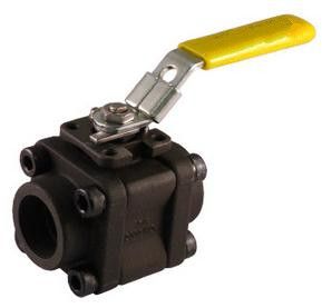 Carbon Steel 3 Piece 4 Bolt Ball Valve