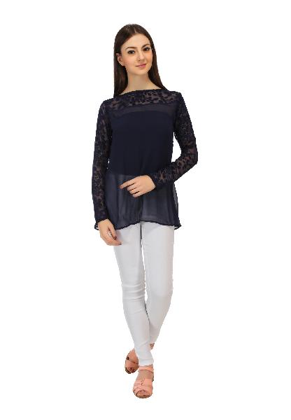 Net Brasso womens clothing, Color : Navy Blue