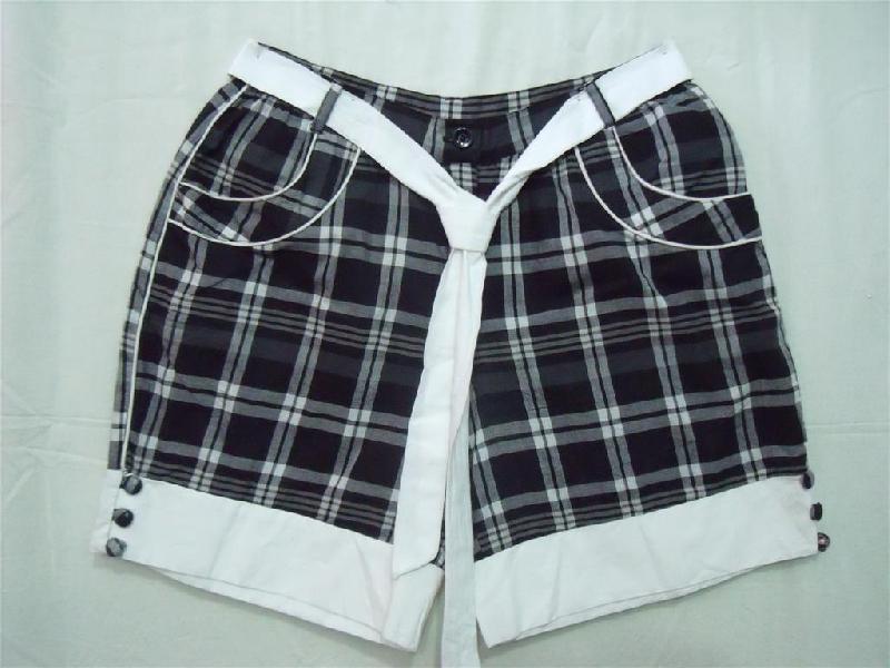 Plain/Printed Ladies Shorts
