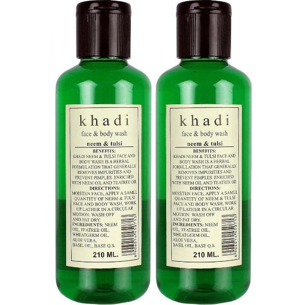 Khadi Neem Tulsi Face & Body Wash