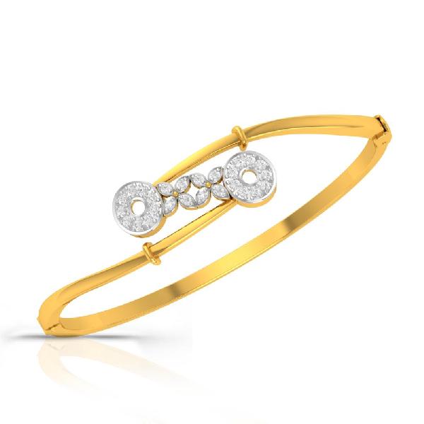 Charu Jewel Diamond Gold Bracelet Agnes, Gender : Female