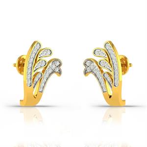 Catherine Diamond Gold Earrings