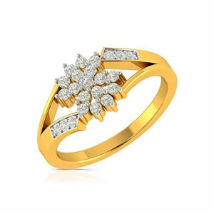 Cloud Nine Diamond Gold Ring
