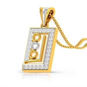 Get Your Glow Diamond Gold Pendant