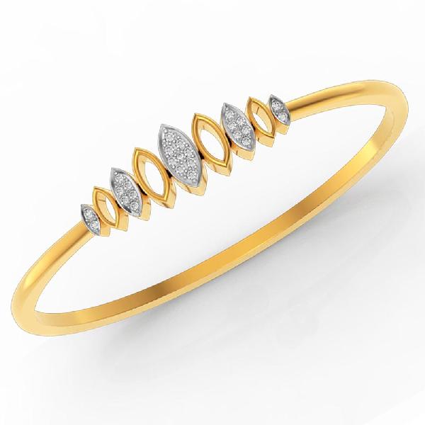 Diamond Gold Bracelet Mary Leaf