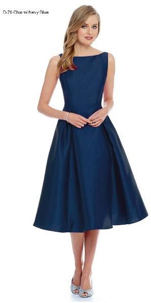 D-76 Charmi Nevy Blue Ladies Dress