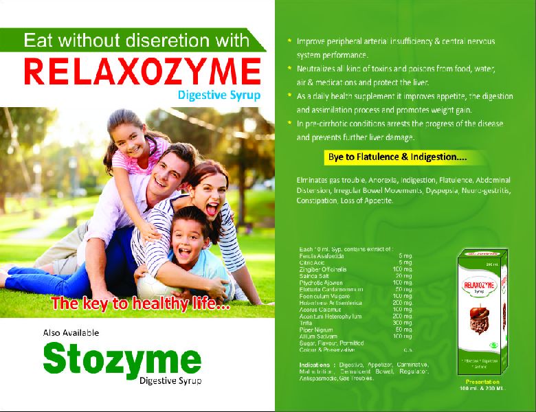 Relaxozyme Digestive Syrup