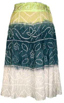 Bandhej Skirts -64, Style : Long