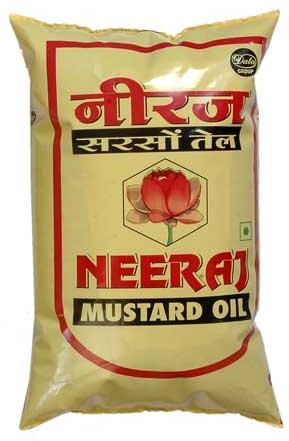 Mustard Oil (neeraj Band - Pouch) 1 Ltr.